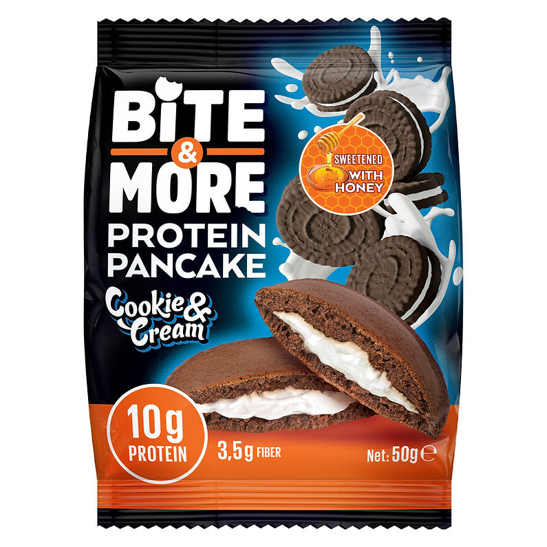 Protein Pancake with Cookie & Cream 蛋白配曲奇奶油班戟（50 克 x 3 件）